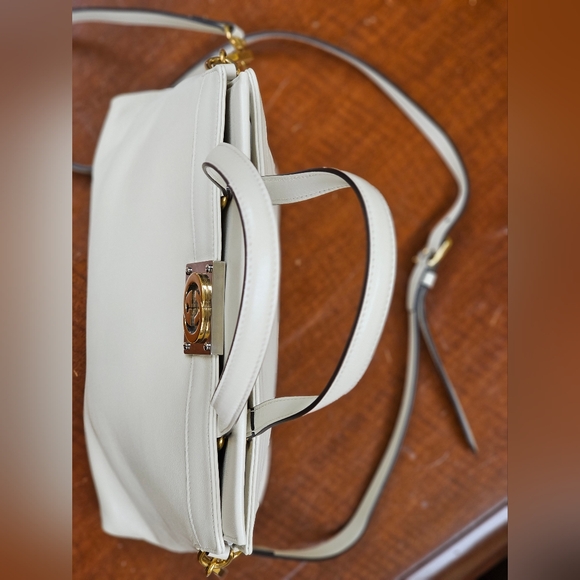 GUCCI Leather Small Top Handle White - Picture 3 of 7